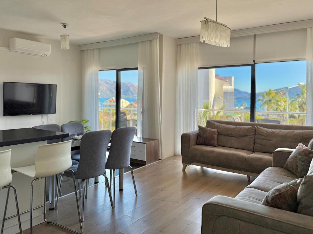 Deniz Manzarali, Plaja 100 Metre, Luks 3 Апартаменты